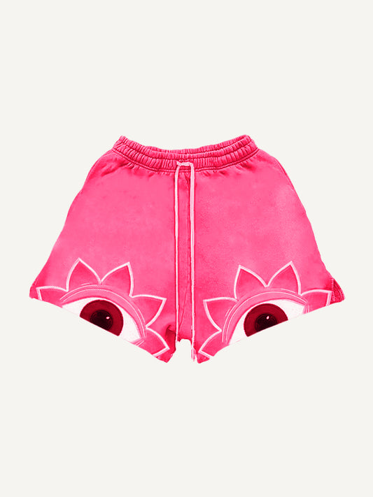 Rebirth Nirvana Eye Hooded Shorts