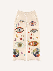 Thousand Eyes Hand-painted Pants