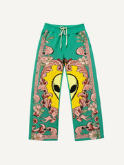 There might be a UFO shaped pair of pants hidden behind the rainbow