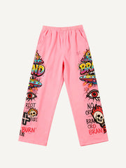 Invincible Monster Battle Warm Printed Pants