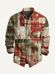 A plaid shirt with a strong retro Christmas feel as a gift