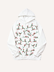 Santa Claus Secret Pattern Hoodie