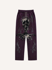 The Virgin Mary is praying for us and printing trousers