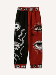 The oldest mysterious religious totem printed trousers
