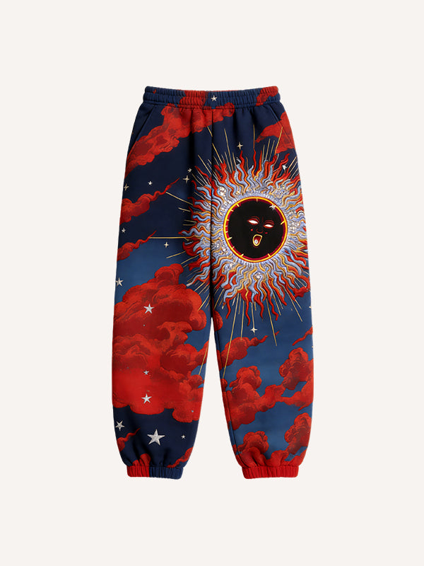 Anime-style hand-drawn trousers where the sun is not always bright
