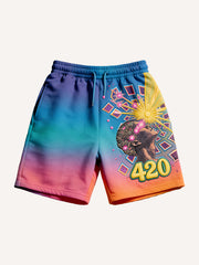 Colorful Monster Creatures 420 Theme Shorts