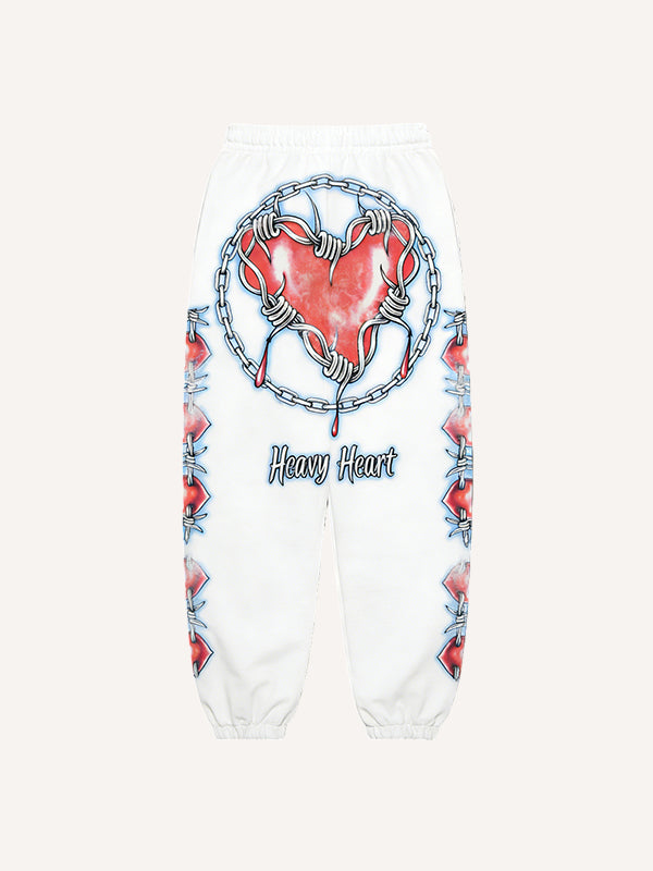 Love requires the courage to overcome obstacles - printed pants