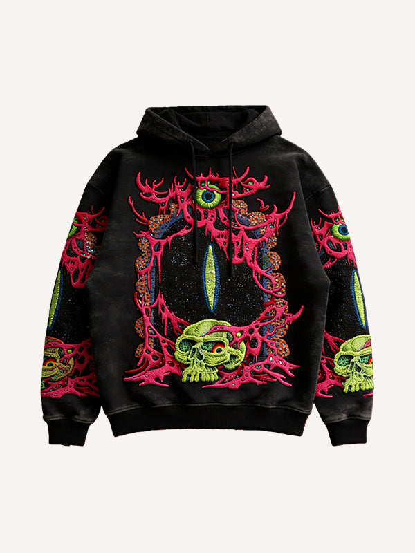 The eyes in the gates of hell are watching your hoodie