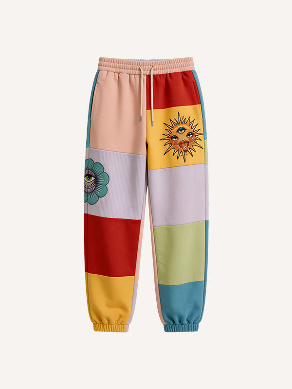 Fashionable Y2K Cartoon-Style Hooded Pants