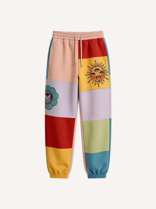 Fashionable Y2K Cartoon-Style Hooded Pants
