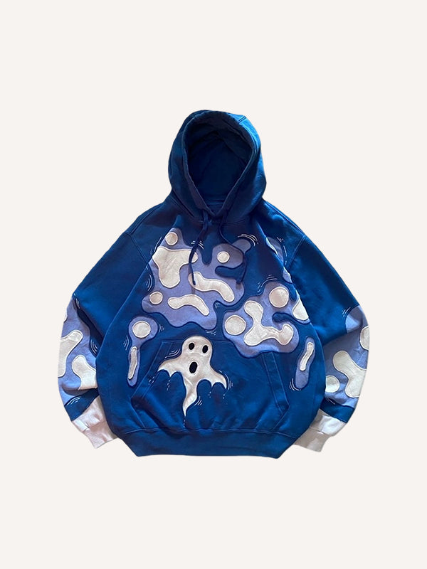 Ghost Kingdom Print Hoodie