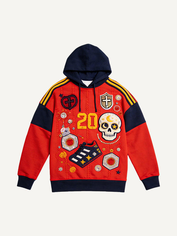 Legendary Warrior No.20 Always On The Way Graphic Print Hoodie