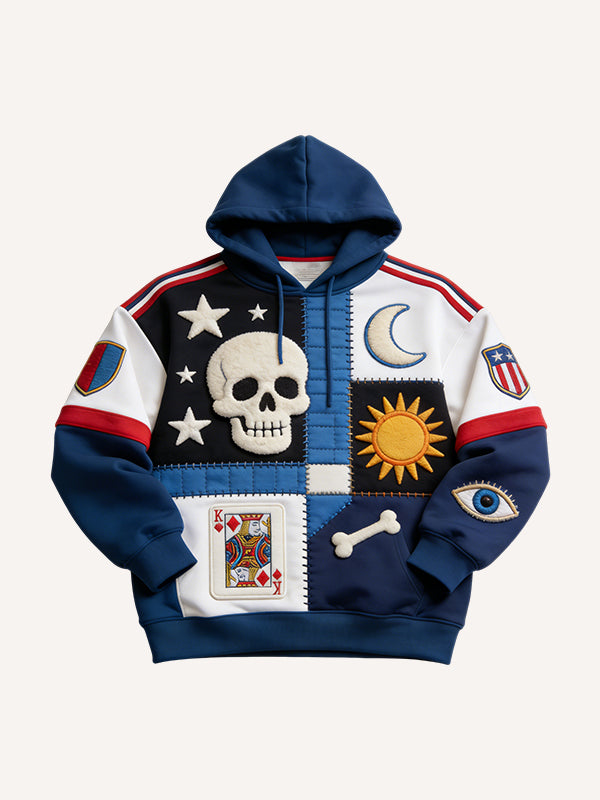 The Power of the Stars Blesses Us Graphic Print Hoodie