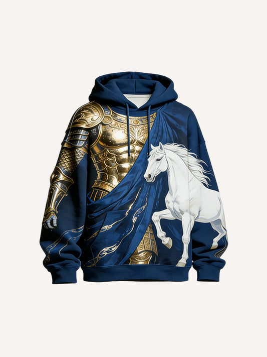 Spartan Warrior Ascendant God of War Print Hoodie
