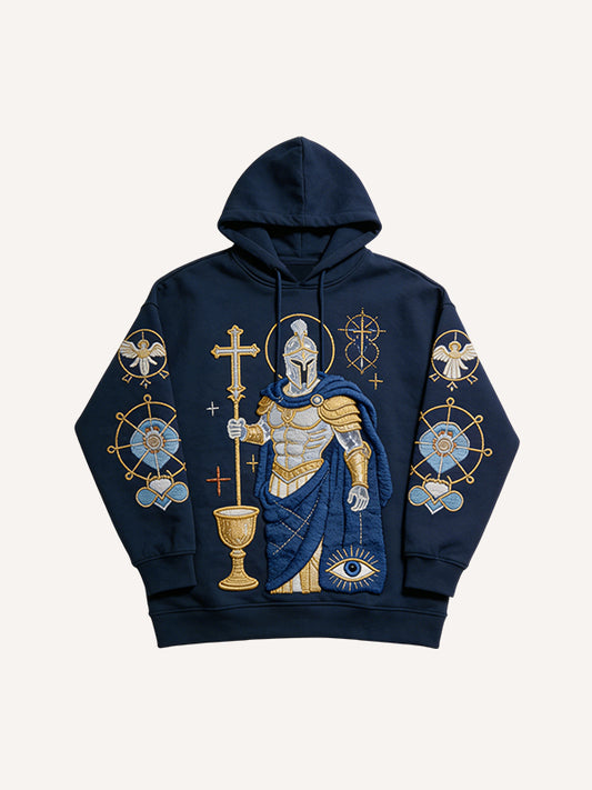 Eternal Spartan Soul Print Hoodie