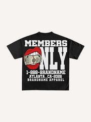 Woman Full of Money Print T-Shirt