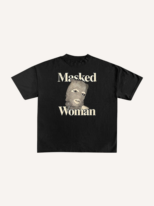 Masked Bandit Rich Woman Print T-Shirt