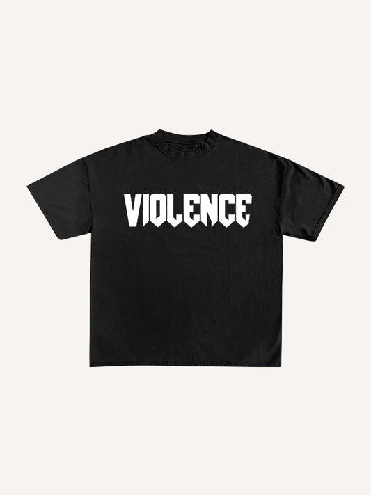 Beast Dog With Money In Mouth Print T-Shirt