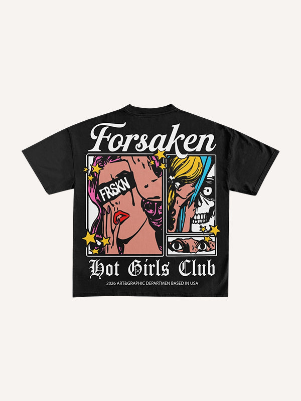 Blonde Girl Might Be a Bandit Print T-Shirt