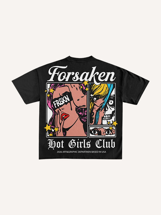 Blonde Girl Might Be a Bandit Print T-Shirt