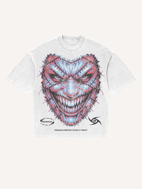 I will Be Watching You Horror Print T-Shirt