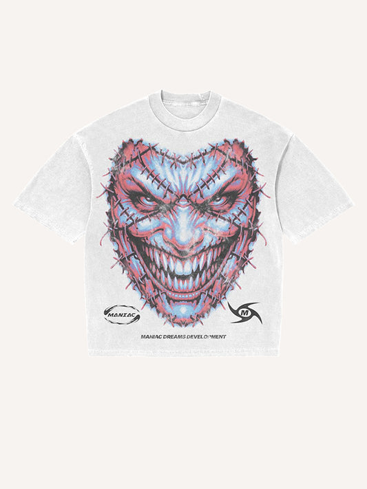 I will Be Watching You Horror Print T-Shirt