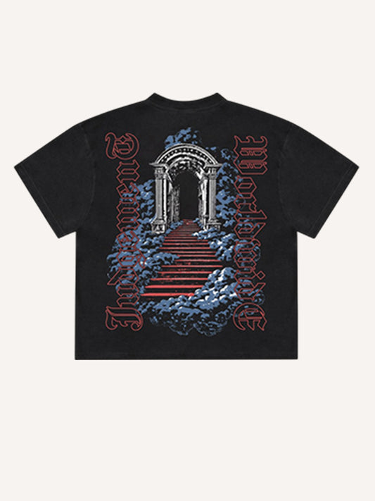 Hell Or Heaven Gate Choose Yourself Print T-Shirt