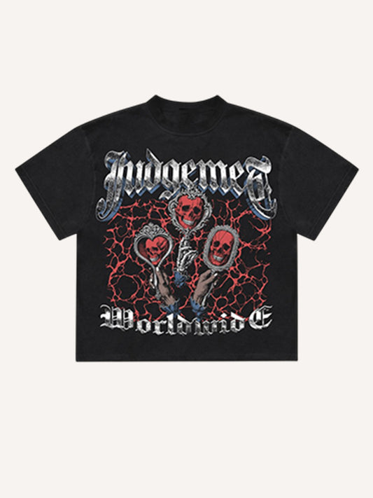 Hell Or Heaven Gate Choose Yourself Print T-Shirt