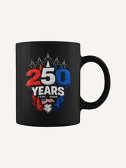 250 Years American 1776 2026 250Th Usa Patriotic 4Th Of July Coffee Mug