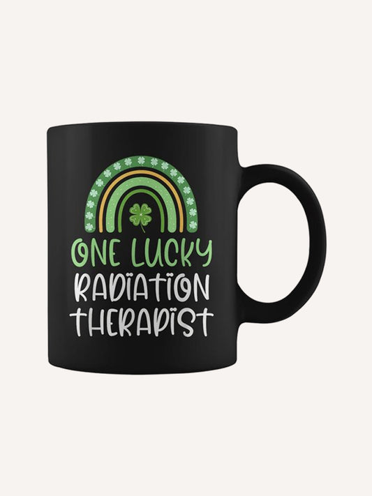 One Lucky Radiation Therapist St Patrick's Day Therapy Coffee Mug