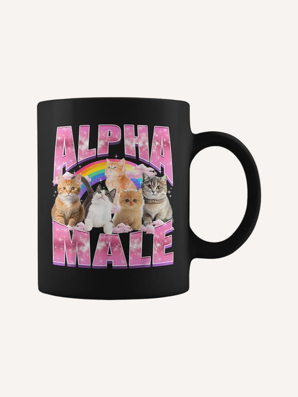 Alpha Male Kitten Hilarious Cat Meme Cat Lovers Coffee Mug