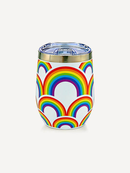 Rainbow Brings Good Luck and Is Also an Expression Printed Eggshell Cup