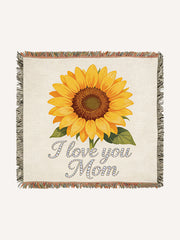 Thank You Mom, Happy Mother's Day Printed Blanket