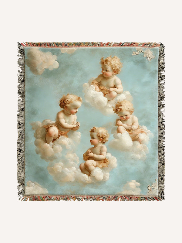 Lucky Angel Decorative & Practical Angel Printed Blanket