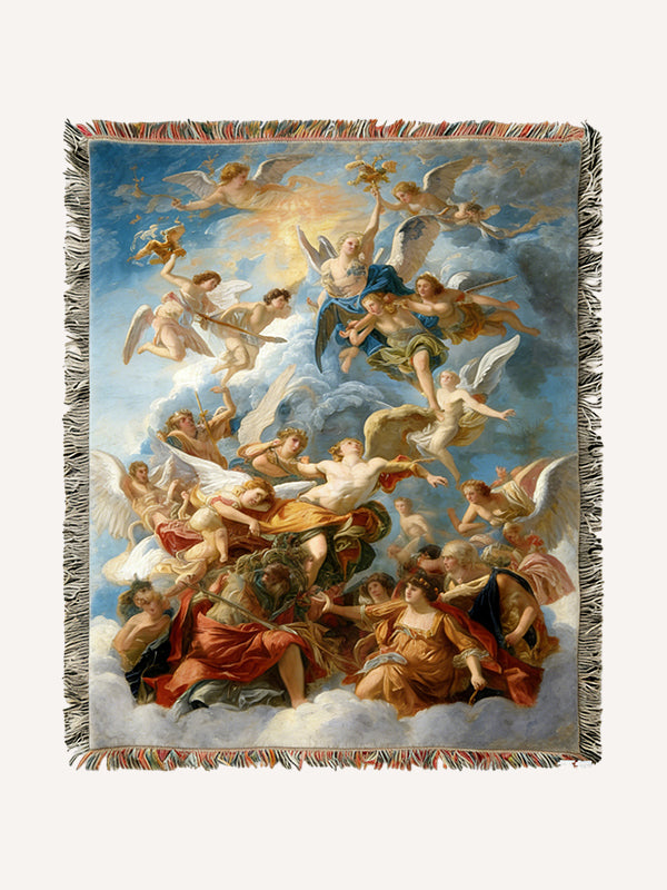 Expectation of the Gods - Greek Mythology Decorative Tapestry Carpet