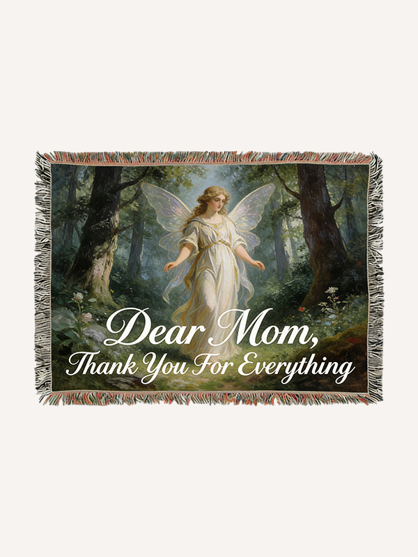 Forest Fairy Blesses My Mother - Printed Decorative Memorial Carpet & Tapestry