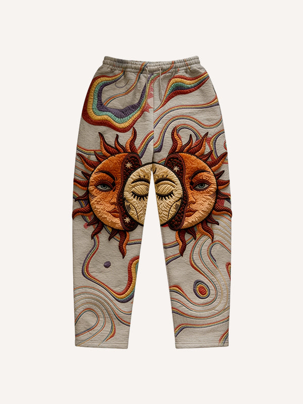 Trendy Print Star Stripe Pants