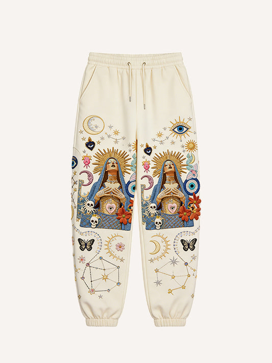 Trendy Virgin Mary Prayer Pants