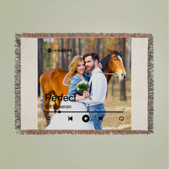 Our favorite song Woven Blanket
