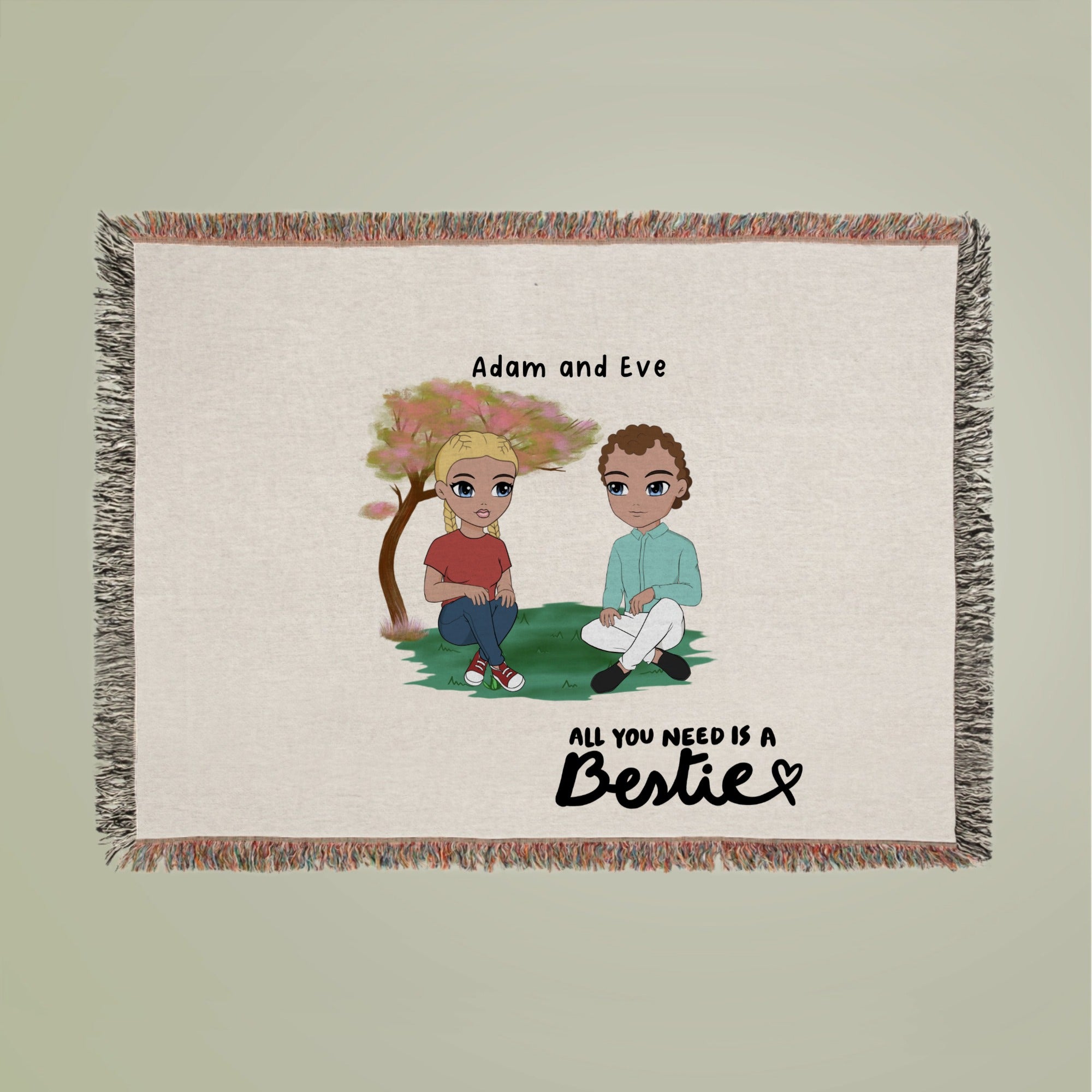 All you need is a Bestie Woven Blanket