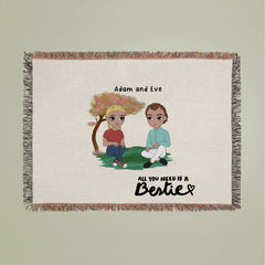 All you need is a Bestie Woven Blanket