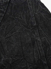 High Street Functional Structured Design Tie-Dye Baggy Jeans