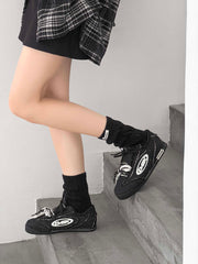 Retro Versatile Double Lace German Trainer Sneakers