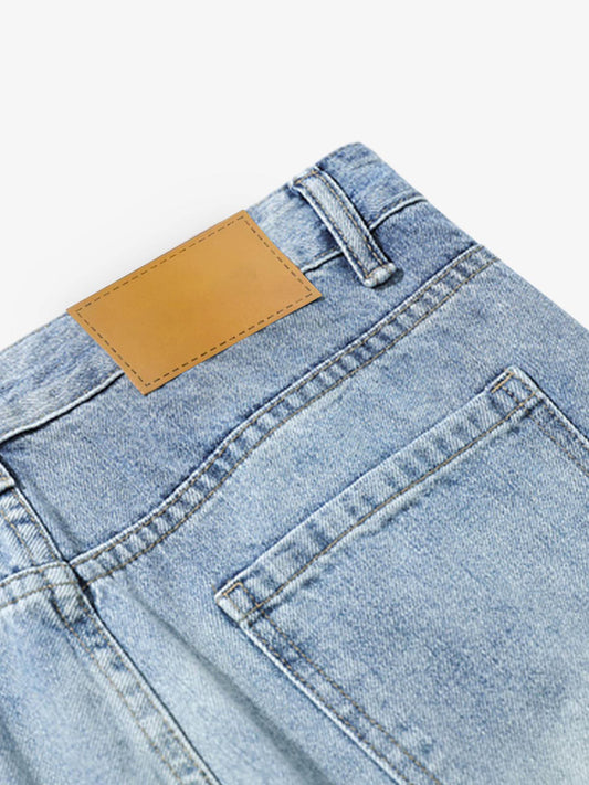 Denim Ripped Washed Distressed Jeans