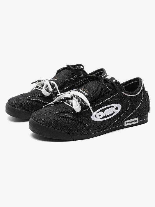Retro Versatile Double Lace German Trainer Sneakers