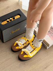 Retro Versatile Double Lace German Trainer Sneakers