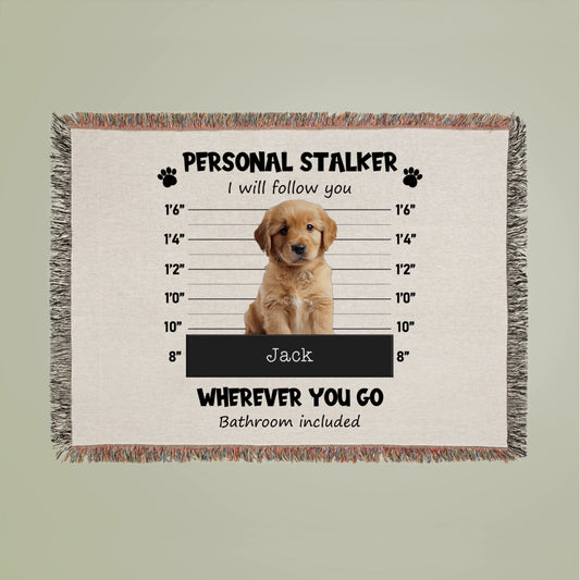 Personal Stalker Woven Blanket