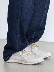 Retro Colorblock Flap Lace German Trainer Sneakers