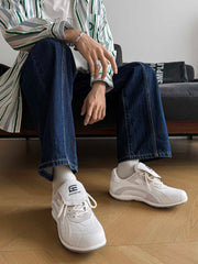 Retro Colorblock Flap Lace German Trainer Sneakers