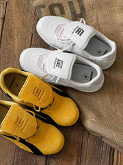 Retro Colorblock Flap Lace German Trainer Sneakers